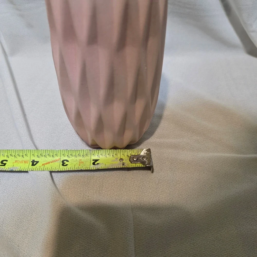 Ceramic 8.5 Inch Pink Gradient Ceramic tabletop‎ Vase